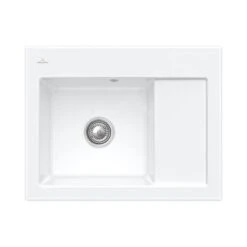 Villeroy & Boch Subway 45 - Keramische Spoelbak 65x51 Cm, CeramicPlus, Alpine Wit 331201R1