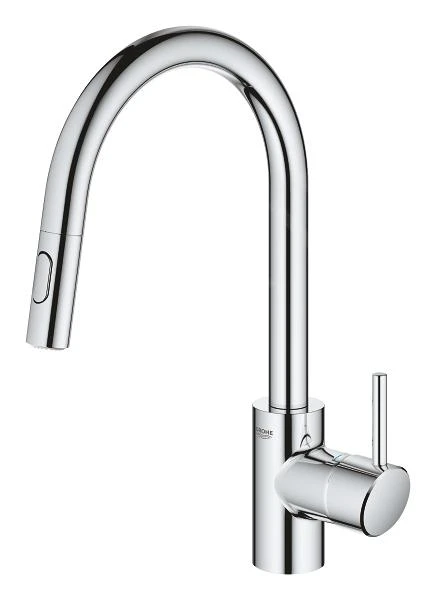 Grohe Concetto - Keukenkraan Met Uittrekbare Handdouche, Chroom 31483002 - Afbeelding 3