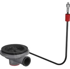 Franke Toebehoren - Draaibare Afvoerventiel Colorline, Mat Zwart 112.0656.939