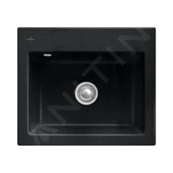 Villeroy & Boch Subway 60 - Keramische Spoelbak 60x51 Cm, CeramicPlus, Chromiet 330901J0