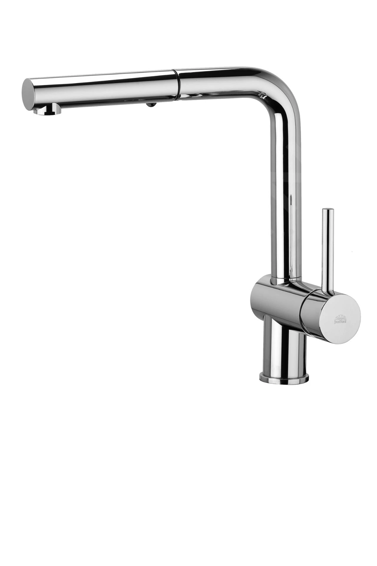 Paffoni Light - Keukenkraan Met Uittrekbare Handdouche, Chroom LIG285CR-MET