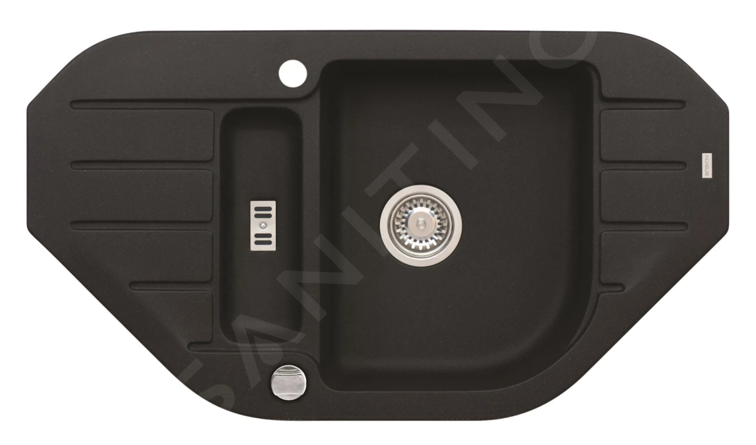 Alveus Sets - Set Spoelbak Niagara 60 En Keukenkraan Tonia, Carbon SETA166 - Afbeelding 3