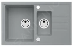 Alveus Intermezzo - Granieten Spoelbak 780x480 Mm, Concrete 1119693