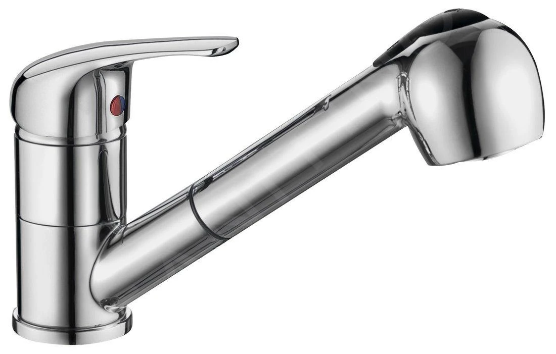 Aqualine 40 - Keukenkraan Met Uittrekbare Vuistdouche, Chroom 52137