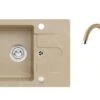 Alveus Sets - Set Granieten Spoelbak Cortina 10 En Keukenkraan Tonia, Beige SETA21009