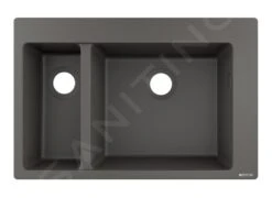 Hansgrohe Spoelbakken - Inbouwspoelbak Graniet S510-F635, Steengrijs 43315290