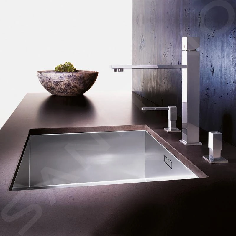 Blanco Zerox 500 - Spoelbak, 540x440 Mm, Rvs 521589 - Afbeelding 3