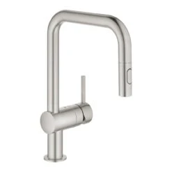 Grohe Minta - Keukenkraan Met Uittrekbare Handdouche, Supersteel 32322DC2