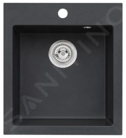 Alveus Cortina - Granieten Spoelbak 450x500 Mm, Carbon 1133432