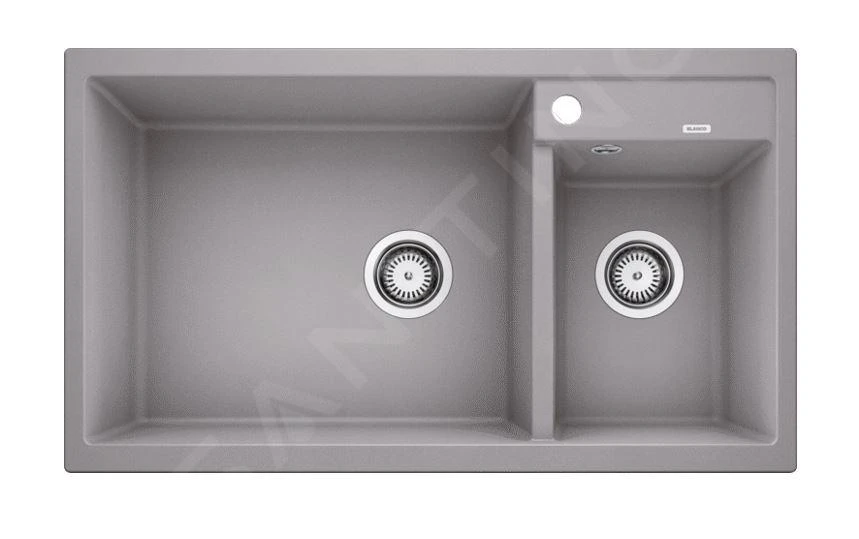 Blanco Metra 9 - Silgranit Spoelbak, 860x500 Mm, Aluminium 513268