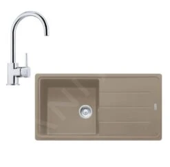 Franke Sets - Keukenset G134, Fragraniet Spoelbak BFG 611 En Keukenkraan FC 650.031, Kasjmier/chroom 114.0510.304