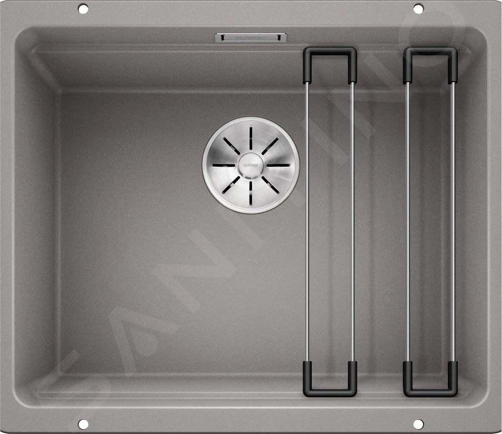 Blanco Etagon 500 - Silgranit Spoelbak, 530x460 Mm, Met Verschillende Niveaus, Aluminium 522229