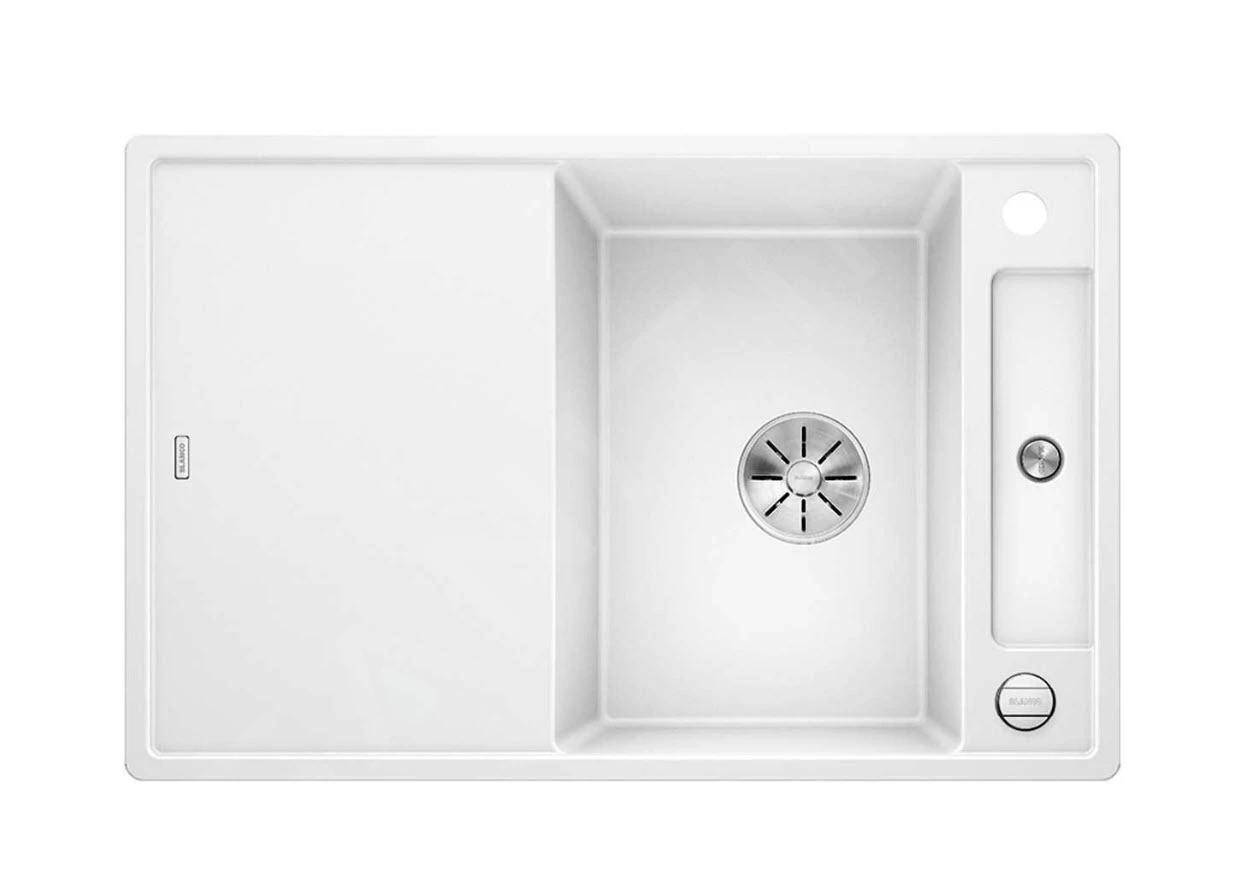 Blanco Axia III 45 - Silgranit Spoelbak, 780x510 Mm, Met Accessoires, InFino, Wit 523177