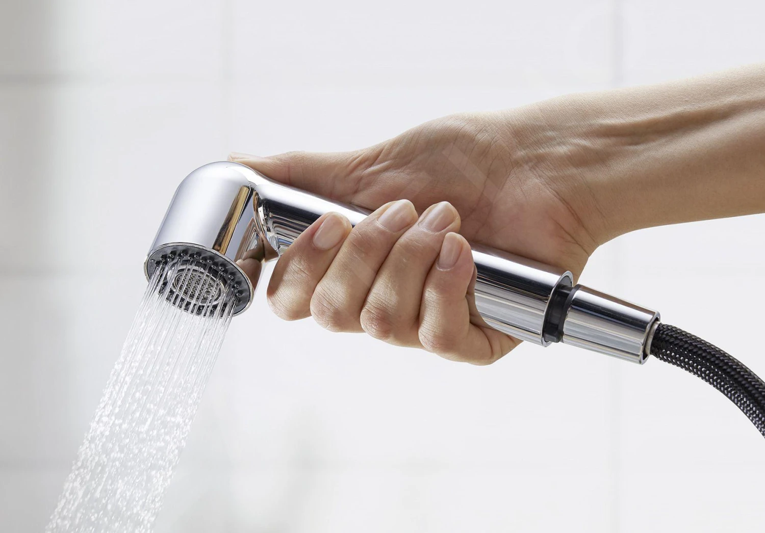 Blanco Wega S - Keukenkraan Met Uittrekbare Sproeikop, Antraciet/chroom 526420 - Afbeelding 3