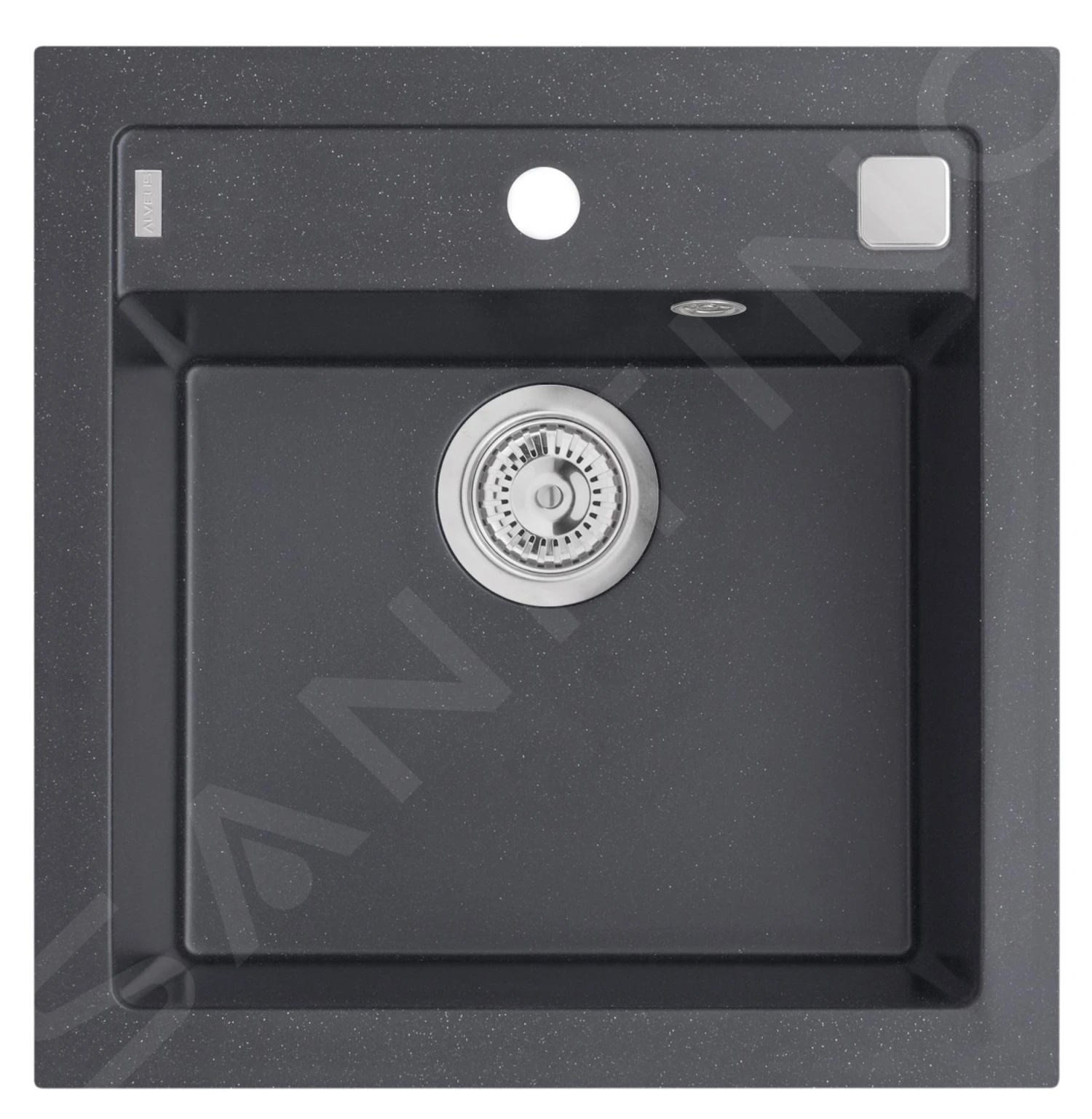 Alveus Sets - Set Spoelbak Formic 20 En Keukenkraan Nina, Carbon SETA071 - Afbeelding 3