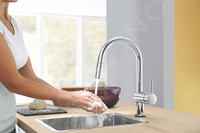 Grohe MintaTouch - Elektronische Keukenkraan Met Uittrekbare Handdouche, Chroom 31358002 - Afbeelding 5