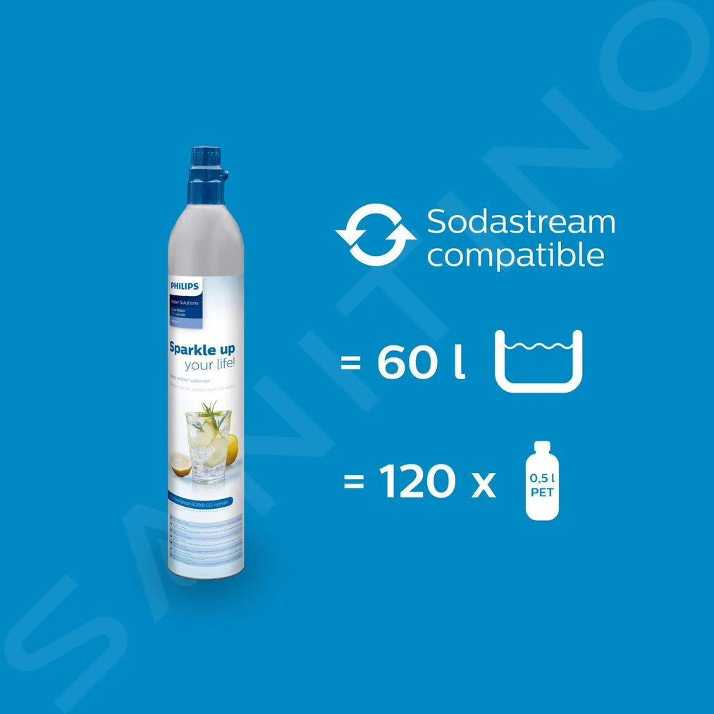 Philips GoZero - Sodamaker Viva Met Toebehoren, Zwart ADD4902BK/10 - Afbeelding 5