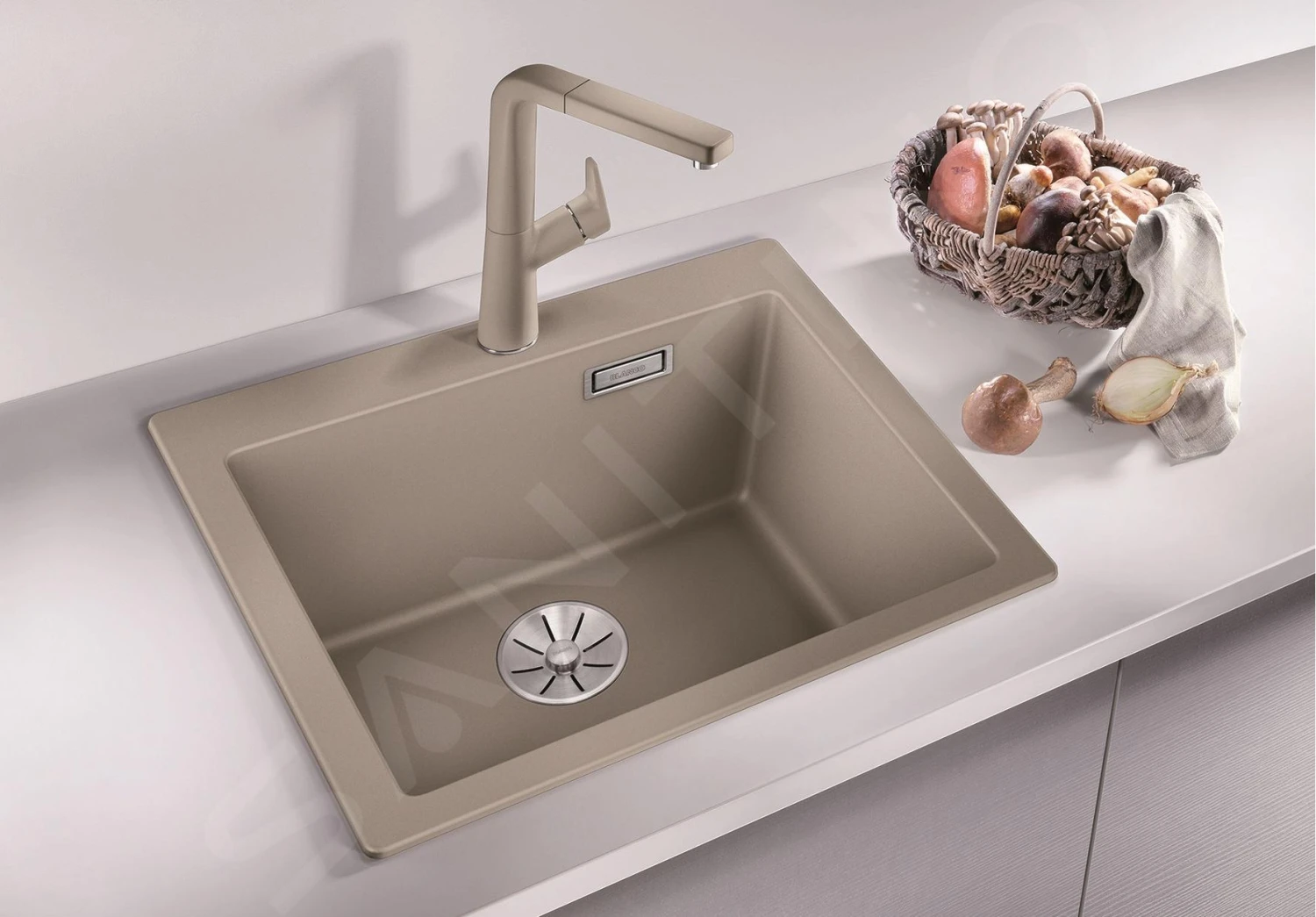 Blanco Pleon 5 - Silgranit Spoelbak, 515x510 Mm, Tartufo 521675 - Afbeelding 3