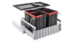 Franke Sorters - 300-60 Trio Inbouw Afvalemmer 121.0150.146