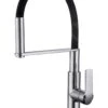 Kielle Magnus - Keukenkraan Met Flexibele Uitloop, Chroom/zwart 10516110