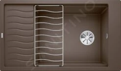 Blanco Elon XL 8 - Silgranit Spoelbak, 860x500 Mm, Met Accessoires, Coffee 524879