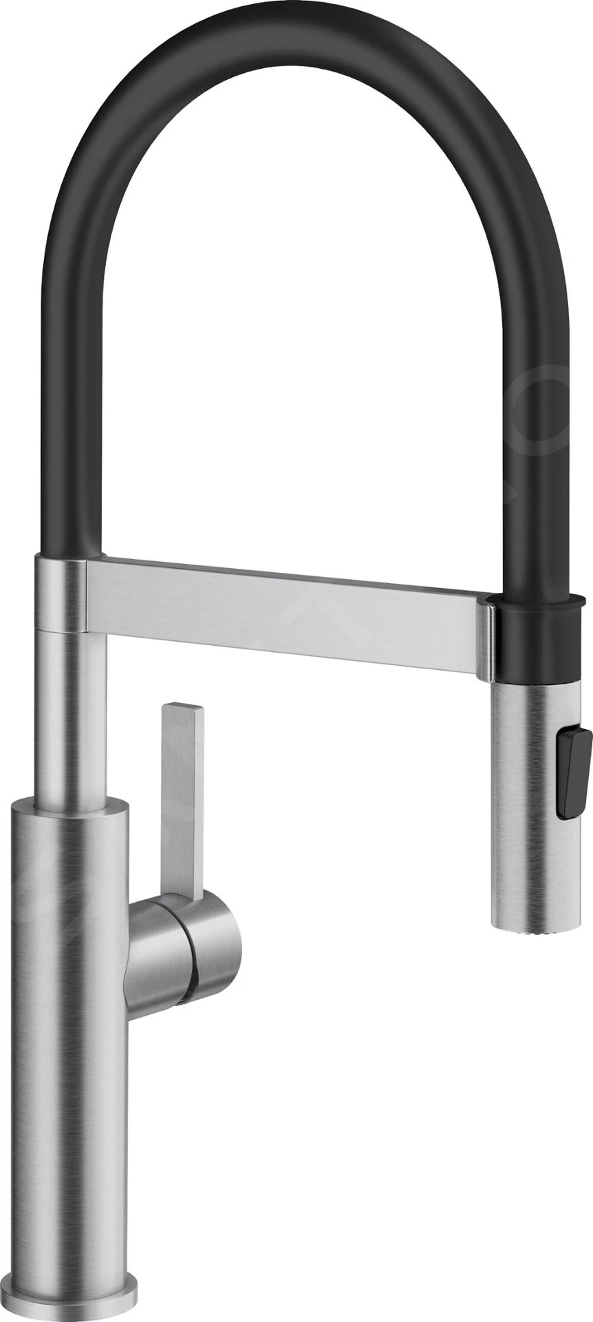 Blanco Sonea S - Wastafelkraan Met Flexibele Arm En Sproeikop, Geborsteld Rvs 526616