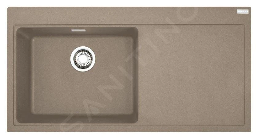 Franke Mythos - MTG 611/2 Fragraniet Spoelbak, 1000x515 Mm, Cashmere 114.0504.120