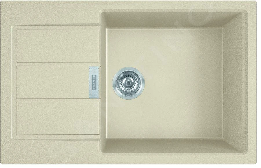 Franke Sets - Set T87, Tectonite Spoelbak S2D 611-78 XL En Kraan Samoa, Beige/chroom 143.0675.735 - Afbeelding 4