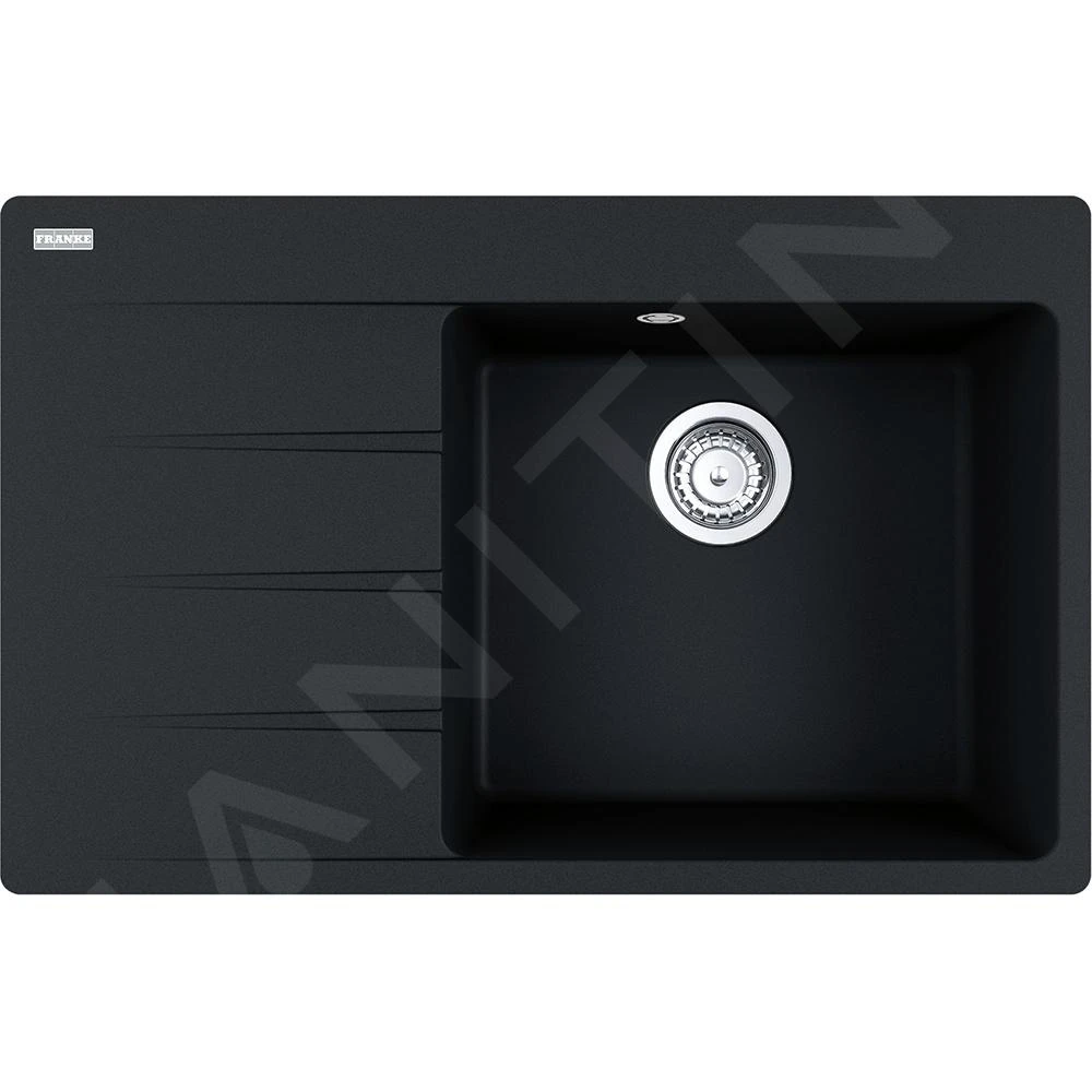 Franke Sets - Set G227, Fragraniet Spoelbak CNG 611-78 TL/7 En Keukenkraan FC 3055.071, Onyx/chroom 114.0650.830 - Afbeelding 4