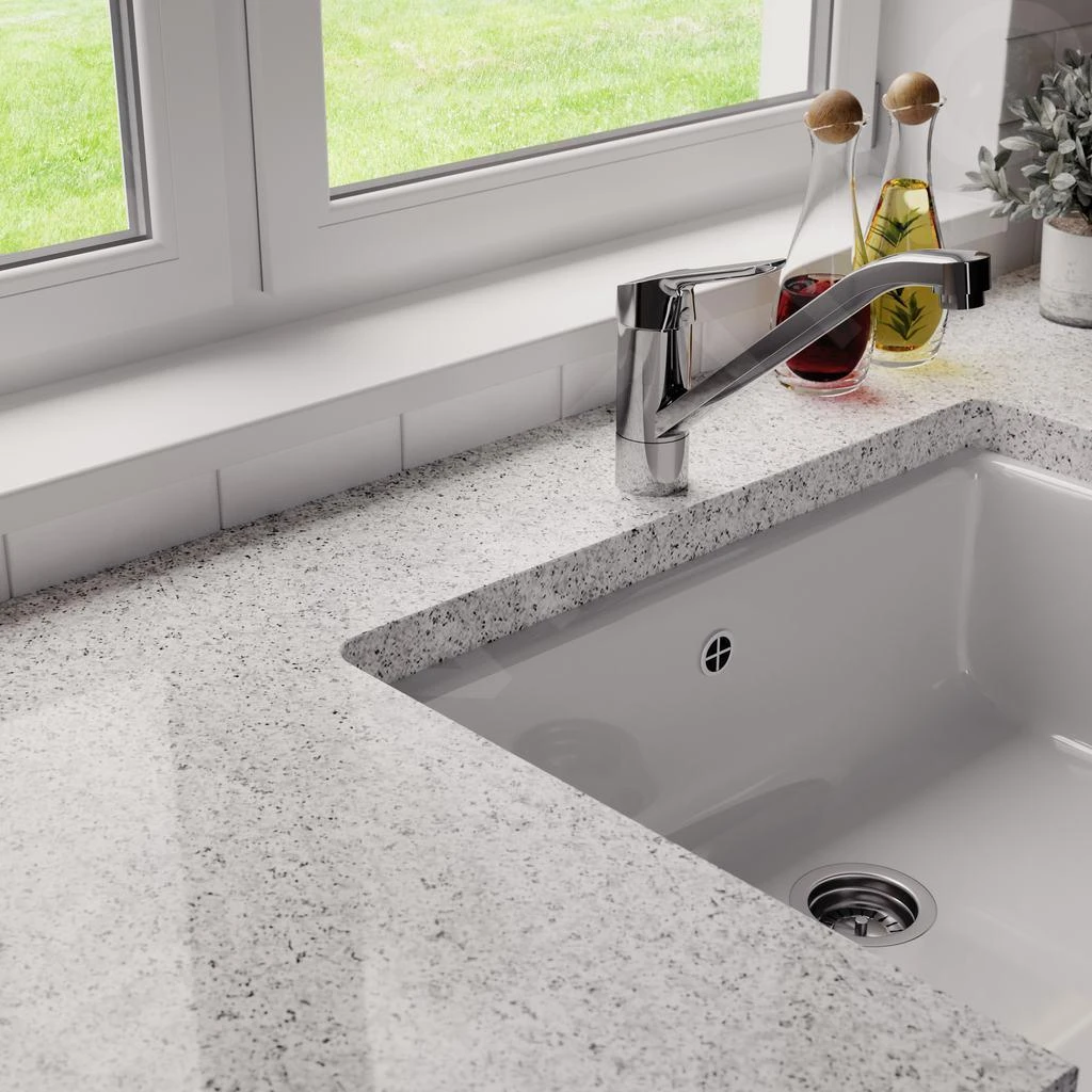 Ideal Standard CeraFlex - Keukenkraan, Neerklapbaar Onder Raam, BlueStart, Chroom BC132AA - Afbeelding 4