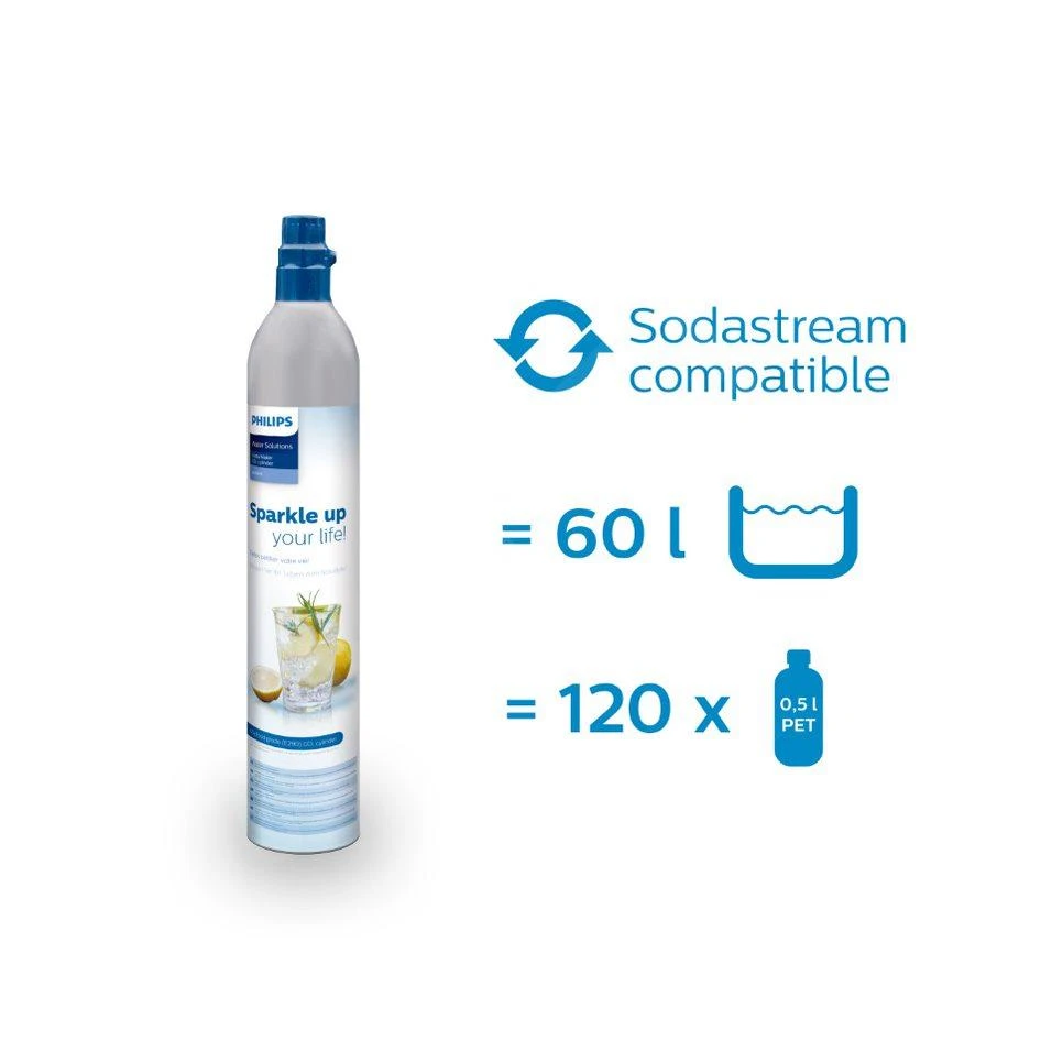 Philips GoZero - Sodamaker Lite Met Toebehoren, Grijs ADD4901GR/10 - Afbeelding 6