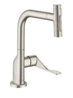 Axor Citterio - Keukenkraan Met Uittrekbare Vuistdouche En Schakelaar, Rvs Look 39862800