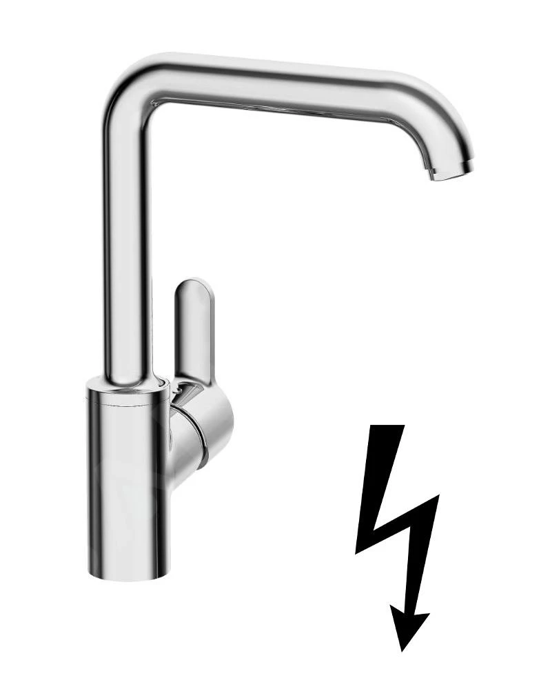 Hansa Primo - Eengreeps Keukenkraan, Voor Lagedruk Boilers, Chroom 49221103