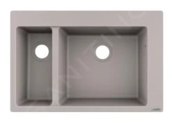 Hansgrohe Spoelbakken - Inbouwspoelbak Graniet S510-F635, Betongrijs 43315380