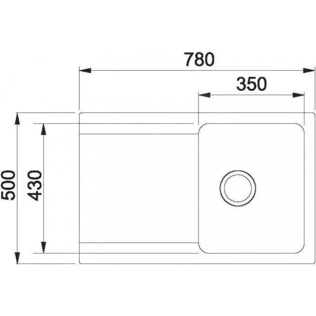 Franke Sets - Spoelbakset T31, Tectonite Spoelbak OID 611-78, Grijs + Keukenkraan Samoa, Chroom 114.0425.806 - Afbeelding 2