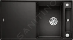 Blanco Axia III 5 - Silgranit Spoelbak, 905x500 Mm, Met Toebehoren, InFino, Zwart 525847