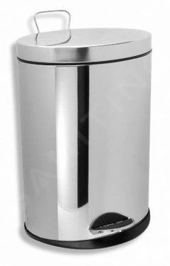 Novaservis Badkamer Accessoires - Prullenbak Rond 3 L, Chroom 6162,0