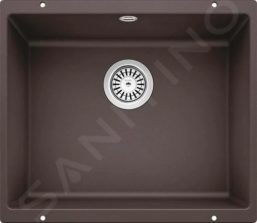 Blanco Rotan 500 - Silgranit Spoelbak, 530x460 Mm, Koffie 521353