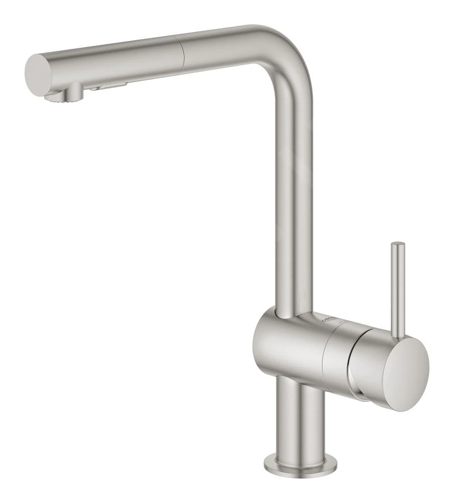 Grohe Minta - Keukenkraan Met Uittrekbare Handdouche, Supersteel 30274DC0 - Afbeelding 3