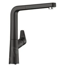 Blanco Avona S - Keukenraan Met Uittrekbare Sproeikop, Zwart 526170