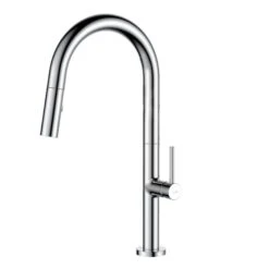 Kielle Aura - Keukenkraan Met Uittrekbare Vuistdouche, Chroom 10502110