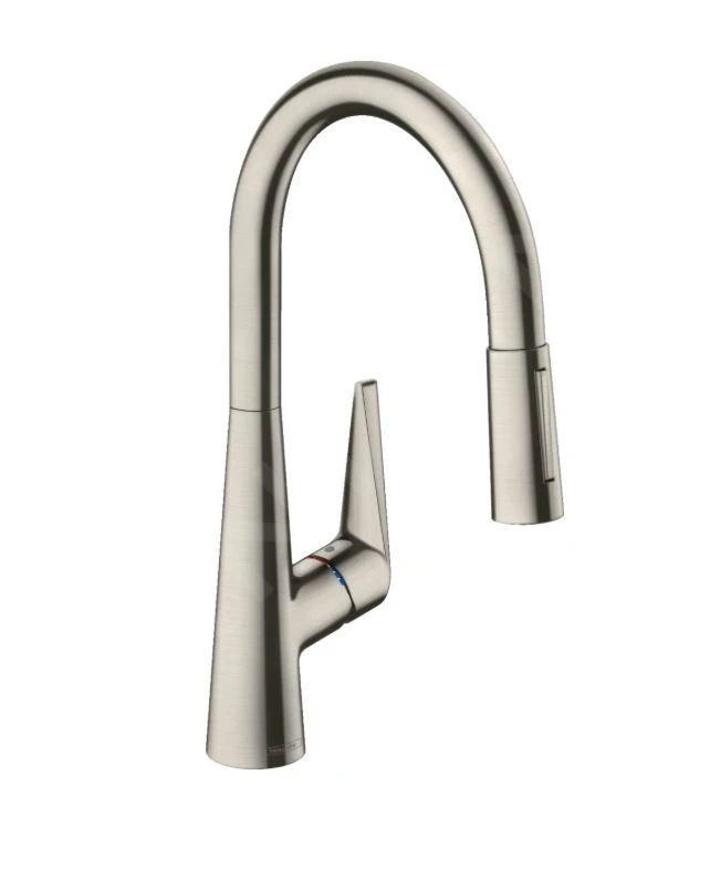 Hansgrohe Talis M51 - Keukenkraan 200 Met Uittrekbare Vuistdouche, RVS Look 72813800