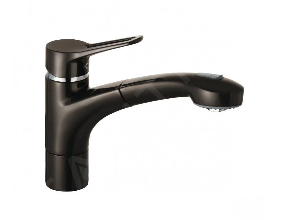 Kludi Mx - Eengreeps Keukenkraan Met Uittrekbare Vuistdouche, Chroom/mocca 399418262