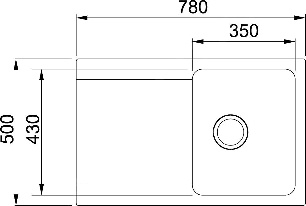 Franke Sets - Keukenset T30, OID 611-78 Tectonite Spoelbak, Zwart + FP 9900 Keukenkraan, Onyx NEW 114.0366.039 - Afbeelding 2