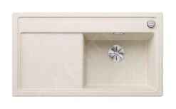 Blanco Zenar 5 - Silgranit Spoelbak, 915x510 Mm, Met Afvoerbediening, InFino, Zacht Wit 527182