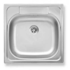 Novaservis Spoelbakken - Spoelbak 480x480 Mm, Rvs DR48/48