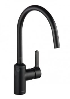 Kludi Bingo Star - Keukenkraan Met Uittrekbare Sproeikop, Mat Zwart 428513978