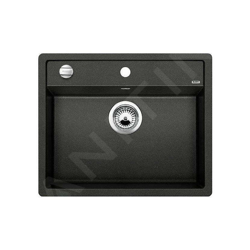 Blanco Dalago 6 - Silgranit Spoelbak, 615x510 Mm, Draaiknopbediening, Antraciet 514197