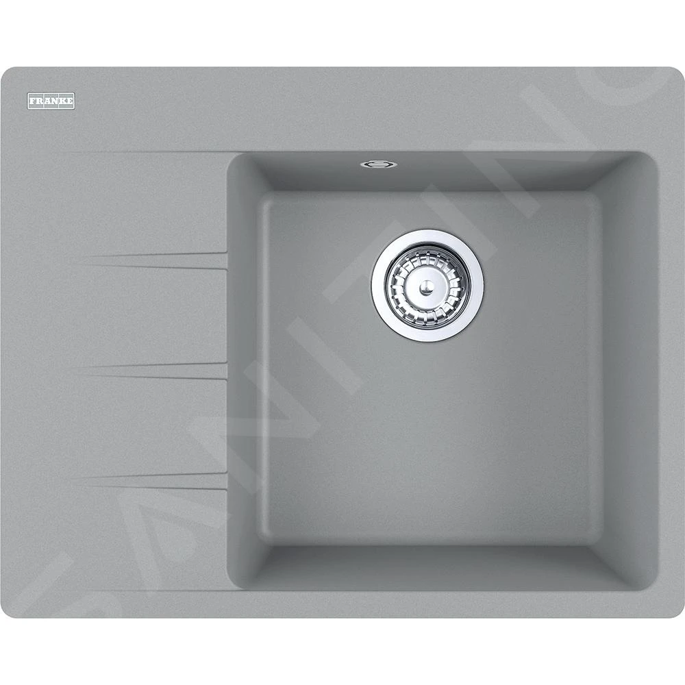 Franke Sets - Set G222, Fragraniet Spoelbak CNG 611-62 TL/7 En Keukenkraan FP 0408.031, Grijze Steen/chroom 114.0650.768 - Afbeelding 4