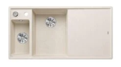 Blanco Axia III 6 - Silgranit Spoelbak, 1000x510 Mm, Met Afvoerbediening En Toebehoren, InFino, Zacht Wit 527044